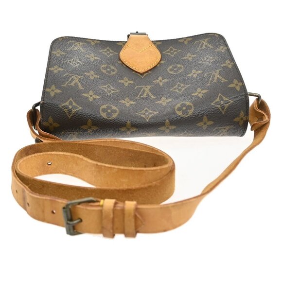 LOUIS VUITTON Cartouchiere MM Shoulder Bag Monogram Leather Brown M51253 32FC087 - Picture 5 of 16